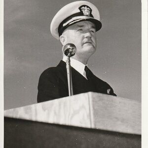 WW2 Naval Captain Alva Bernhard 1st Commandant N.A.S. Corpus Christi Photo 8 x 6